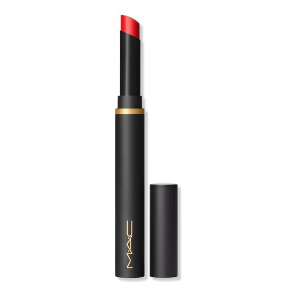 MAC Powder Kiss Velvet Blur Slim Stick - 889 Ruby Red - Picture 1 of 6